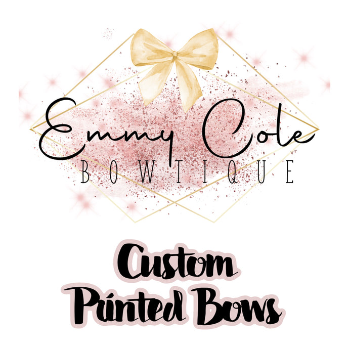 Custom Printed Bows